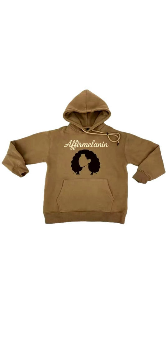 Affirmelanin Hoodie – Curly Crown